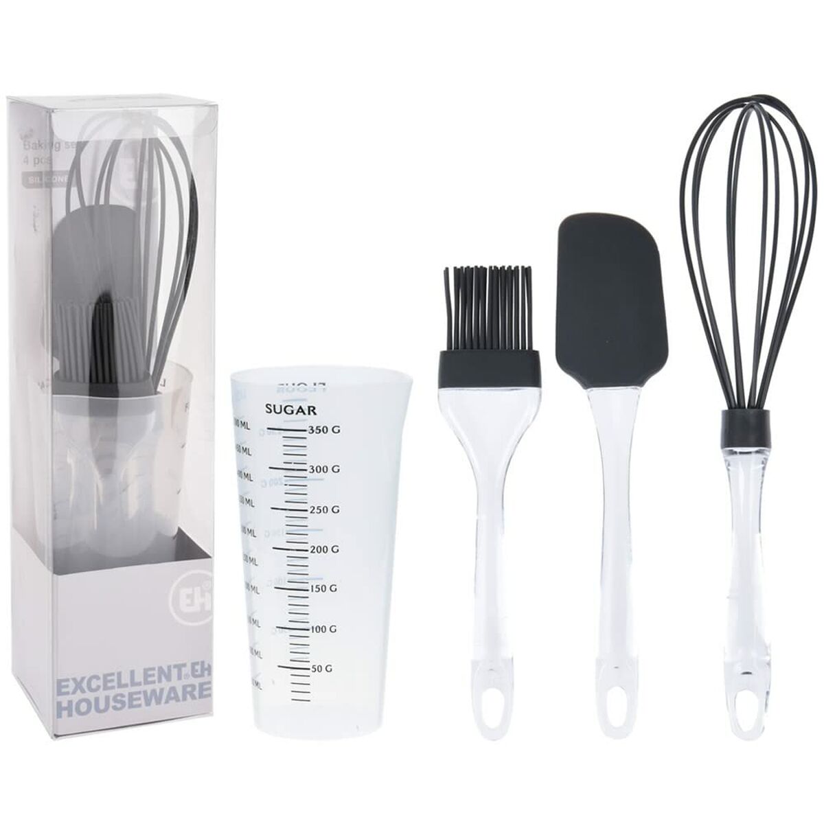 (4 pièces) ustensiles de cuisine - silicone pâtisserie